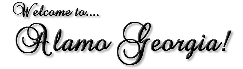 &nbsp;Welcome to....
Alamo Georgia!